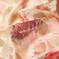 Pink Chanderi Art Silk Printed Floral Saree with Unstitched Blouse - Hiral Fashion | Swadesiicart