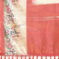 Peach Kanjeevaram Silk Digital Print Floral Saree with Unstitched Blouse - Hiral Fashion | Swadesiicart