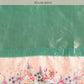 Turquoise Kanjeevaram Silk Digital Print Floral Saree with Unstitched Blouse - Hiral Fashion | Swadesiicart