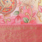 Pink Art Silk Digital Print Floral Saree with Unstitched Blouse - Hiral Fashion | Swadesiicart