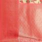 Beige Art Silk Printed Kalamkari Saree with Unstitched Blouse - Hiral Fashion | Swadesiicart