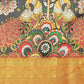 Black Art Silk Printed Kalamkari Saree with Unstitched Blouse - Hiral Fashion | Swadesiicart