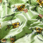 Green Art Silk Printed Kalamkari Saree with Unstitched Blouse - Hiral Fashion | Swadesiicart