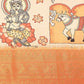 Peach Art Silk Printed Kalamkari Saree with Unstitched Blouse - Hiral Fashion | Swadesiicart