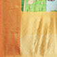 Blue Art Silk Printed Kalamkari Saree with Unstitched Blouse - Hiral Fashion | Swadesiicart