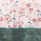 Light Pink Pure Silk Digital Print Floral Saree with Unstitched Blouse - Hiral Fashion | Swadesiicart
