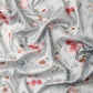 Gray Pure Silk Digital Print Floral Saree with Unstitched Blouse - Hiral Fashion | Swadesiicart