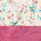Off White Pure Silk Digital Print Floral Saree with Unstitched Blouse - Hiral Fashion | Swadesiicart