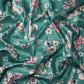 Turquoise Pure Silk Digital Print Floral Saree with Unstitched Blouse - Hiral Fashion | Swadesiicart