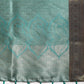 Gray Pure Silk Digital Print Floral Saree with Unstitched Blouse - Hiral Fashion | Swadesiicart