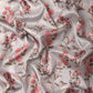 Gray Pure Silk Digital Print Floral Saree with Unstitched Blouse - Hiral Fashion | Swadesiicart
