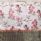 Gray Pure Silk Digital Print Floral Saree with Unstitched Blouse - Hiral Fashion | Swadesiicart
