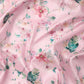 Pink Pure Silk Digital Print Floral Saree with Unstitched Blouse - Hiral Fashion | Swadesiicart