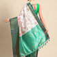 Gray Pure Silk Digital Print Floral Saree with Unstitched Blouse - Hiral Fashion | Swadesiicart