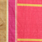 Mustard Tusser Silk Digital Print Solid Saree with Unstitched Blouse - Hiral Fashion | Swadesiicart