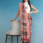 Multicolor Tusser Silk Digital Print Abstract Saree with Unstitched Blouse - Hiral Fashion | Swadesiicart