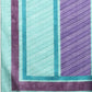 Purple Tusser Silk Digital Print Striped Saree with Unstitched Blouse - Hiral Fashion | Swadesiicart