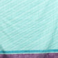 Purple Tusser Silk Digital Print Striped Saree with Unstitched Blouse - Hiral Fashion | Swadesiicart
