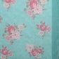 Turquoise Cotton Blend Digital Print Floral Saree with Unstitched Blouse - Hiral Fashion | Swadesiicart