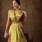 Red Kanjeevaram Silk Digital Print Floral Saree with Unstitched Blouse - Hiral Fashion | Swadesiicart
