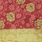 Red Kanjeevaram Silk Digital Print Floral Saree with Unstitched Blouse - Hiral Fashion | Swadesiicart