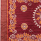 Hiral Fashion Off White Ikkat Kotha Silk Floral Digital Print Saree | Swadesiicart