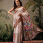 Hiral Fashion Multi Banarasi Silk Blend Floral Digital Printed Saree | Swadesiicart