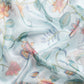 Sky Blue Munga Silk Digital Print Floral Saree with Unstitched Blouse - Hiral Fashion | Swadesiicart