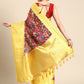 Maroon Munga Silk Digital Print Floral Saree with Unstitched Blouse - Hiral Fashion | Swadesiicart