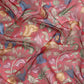 Maroon Munga Silk Digital Print Floral Saree with Unstitched Blouse - Hiral Fashion | Swadesiicart