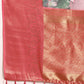 Multicolor Munga Silk Digital Print Floral Saree with Unstitched Blouse - Hiral Fashion | Swadesiicart