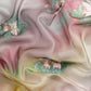 Multicolor Munga Silk Digital Print Floral Saree with Unstitched Blouse - Hiral Fashion | Swadesiicart