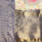 Beige Munga Silk Digital Print Floral Saree with Unstitched Blouse - Hiral Fashion | Swadesiicart
