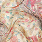 Beige Munga Silk Digital Print Floral Saree with Unstitched Blouse - Hiral Fashion | Swadesiicart