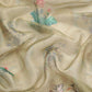 Olive Munga Silk Digital Print Kalamkari Saree with Unstitched Blouse - Hiral Fashion | Swadesiicart