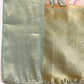 Peach Munga Silk Digital Print Animal Print Saree with Unstitched Blouse - Hiral Fashion | Swadesiicart