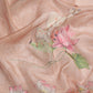 Peach Munga Silk Digital Print Animal Print Saree with Unstitched Blouse - Hiral Fashion | Swadesiicart