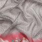Gray Munga Silk Digital Print Bandhani Saree with Unstitched Blouse - Hiral Fashion | Swadesiicart