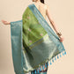 Olive Munga Silk Digital Print Animal Print Saree with Unstitched Blouse - Hiral Fashion | Swadesiicart