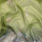Olive Munga Silk Digital Print Animal Print Saree with Unstitched Blouse - Hiral Fashion | Swadesiicart