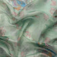 Green Munga Silk Digital Print Animal Print Saree with Unstitched Blouse - Hiral Fashion | Swadesiicart