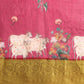 Red Munga Silk Digital Print Animal Print Saree with Unstitched Blouse - Hiral Fashion | Swadesiicart