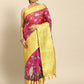 Pink Munga Silk Digital Print Animal Print Saree with Unstitched Blouse - Hiral Fashion | Swadesiicart