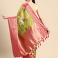 Olive Munga Silk Digital Print Animal Print Saree with Unstitched Blouse - Hiral Fashion | Swadesiicart