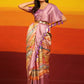 Multicolor Silk Blend Woven Zari Design Abstract Saree with Unstitched Blouse - Hiral Fashion | Swadesiicart