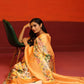 Multicolor Silk Blend Woven Zari Design Floral Saree with Unstitched Blouse - Hiral Fashion | Swadesiicart