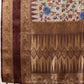 Hiral Fashion Beige Kanjivaram Soft Silk Floral Digital Print Saree | Swadesiicart