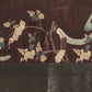 Brown Kanchipuram Silk Digital Print Floral Saree with Unstitched Blouse - Hiral Fashion | Swadesiicart