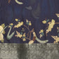 Navy Blue Kanchipuram Silk Digital Print Floral Saree with Unstitched Blouse - Hiral Fashion | Swadesiicart
