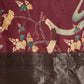 Purple Kanchipuram Silk Digital Print Floral Saree with Unstitched Blouse - Hiral Fashion | Swadesiicart